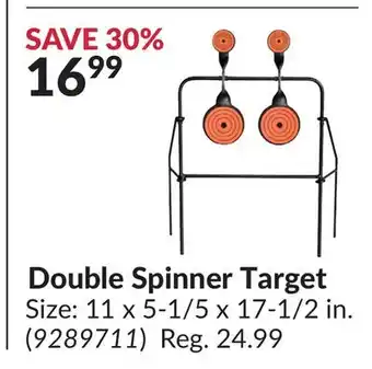 Princess Auto Double Spinner Target offer