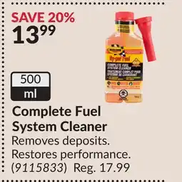 Princess Auto Complete Fuel System Cleaner offer
