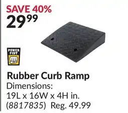 Princess Auto Rubber Curb Ramp offer