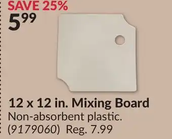 Princess Auto 12 x 12 in. Mixing Board offer