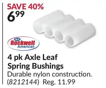 Princess Auto 4 pk Axle Leaf Spring Bushings offer