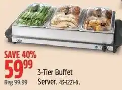 Canadian Tire Master Chef 3-Tier Buffet Server offer