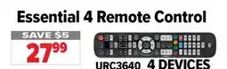 2001 Audio Video URC3640 Essential 4 Remote Control offer