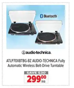 2001 Audio Video ATLP70XBTBG-BZ AUDIO-TECHNICA Fully Automatic Wireless Belt-Drive Turntable offer