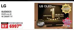 2001 Audio Video OLED83C5 83 OLED evo AI 4K SMART TV offer