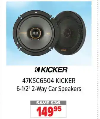 2001 Audio Video 47KSC6504 KICKER 6-1/2|| 2-Way Car Speakers offer