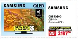 2001 Audio Video QN85Q80D 85 QLED 4K Quantum HDR+ offer