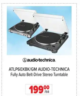2001 Audio Video ATLP60XBK/GM AUDIO-TECHNICA Fully Auto Belt-Drive Stereo Turntable offer