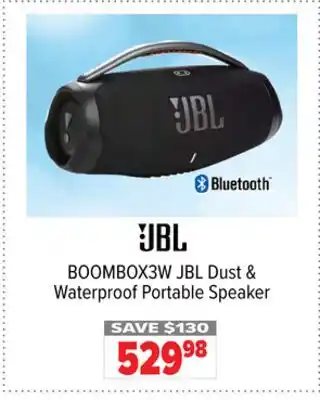 2001 Audio Video BOOMBOX3W JBL Dust & Waterproof Portable Speaker offer