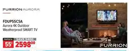 2001 Audio Video FDUP55CSA 55 4K Outdoor Weatherproof SMART TV offer