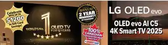 2001 Audio Video OLED48C5 48 OLED evo AI C5 4K Smart TV 2025 offer