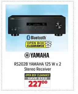 2001 Audio Video RS202B YAMAHA 125 W x 2 Stereo Receiver offer