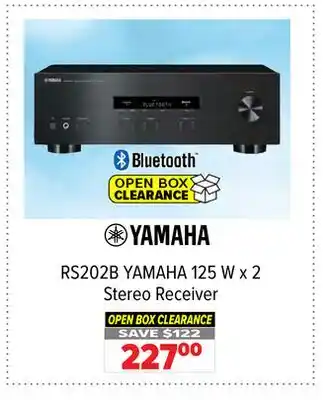 2001 Audio Video RS202B YAMAHA 125 W x 2 Stereo Receiver offer