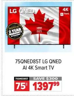 2001 Audio Video 75QNED85T 75 QNED AI 4K Smart TV offer