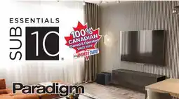 2001 Audio Video ESUB10 Paradigm ESSENTIALS SUBWOOFER 10 offer