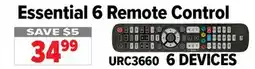 2001 Audio Video URC3660 Essential 6 Remote Control offer