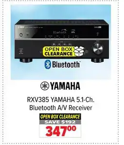 2001 Audio Video RXV385 YAMAHA 5.1-Ch. Bluetooth A/V Receiver offer
