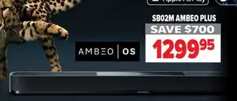 2001 Audio Video SBO2M AMBEO PLUS SENNHEISER 7.1.4-Ch Powered Dolby Atmos Sound Bar offer