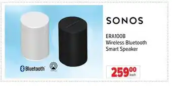 2001 Audio Video ERA100B SONOS Wireless Bluetooth Smart Speaker offer