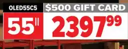 2001 Audio Video OLED55C5 55 OLED evo AI C5 4K Smart TV 2025 offer