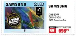 2001 Audio Video QN55Q7F 55 QLED Q HDR 1500 Quantum Dot TV offer