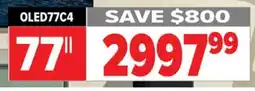 2001 Audio Video OLED77C4 77 OLED evo TV offer