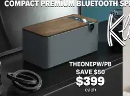 2001 Audio Video THEONEPW/PB COMPACT PREMIUM BLUETOOTH SPEAKER SYSTEMS offer