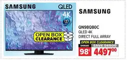 2001 Audio Video QN98Q80C 98 QLED 4K DIRECT FULL ARRAY offer