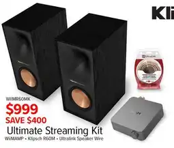 2001 Audio Video WIIMR60MK Klipsch Ultimate Streaming Kit offer