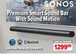 2001 Audio Video ARCULTRABW SONOS Premium Smart Sound Bar With Sound Motion offer