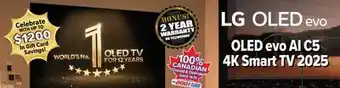 2001 Audio Video OLED48C5 48 OLED evo TV offer
