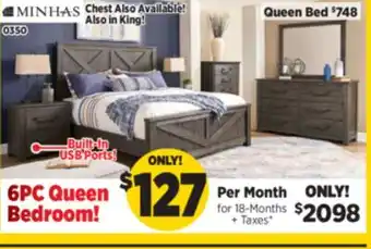Surplus Furniture Montana 6-Piece Queen Bedroom Set offer