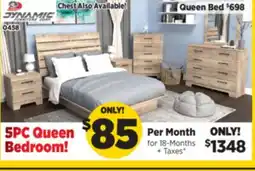 Surplus Furniture Weathered Oak 6-Piece Queen Bedroom Set offer