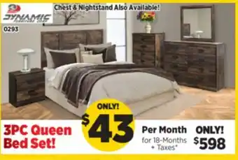 Surplus Furniture Montana 3-Piece Queen Bedroom Set offer