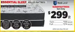 Surplus Furniture Essential Sleep Queen Mattress Set offer