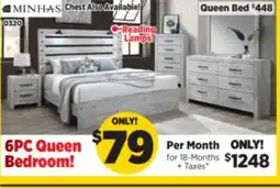 Surplus Furniture Derby White 6-Piece Queen Bedroom Set offer
