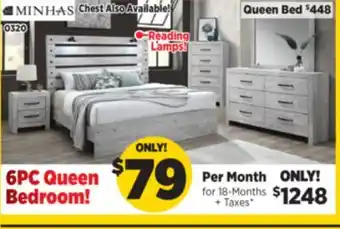 Surplus Furniture Derby White 6-Piece Queen Bedroom Set offer