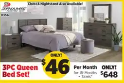 Surplus Furniture Alabaster Oak 3-Piece Queen Bedroom Set offer