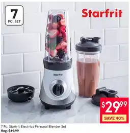 Kitchen Stuff Plus 7 Pc. Starfrit Electrics Personal Blender Set offer