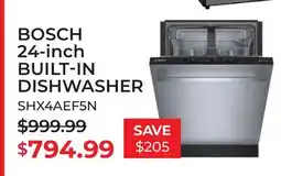 TA Appliances & Barbecues BOSCH 24-inch BUILT-IN DISHWASHER offer