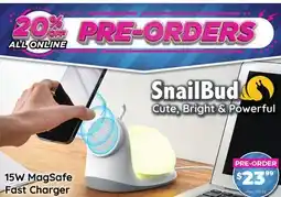 Showcase PRE-ORDER Snail Charger offer