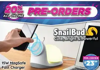 Showcase PRE-ORDER Snail Charger offer
