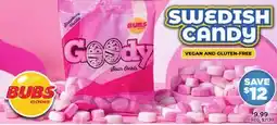 Showcase Bubs Swedish Candy offer