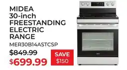 TA Appliances & Barbecues MIDEA 30-inch FREESTANDING ELECTRIC RANGE offer