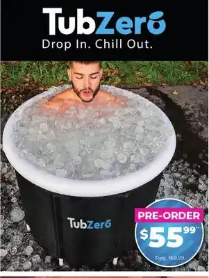 Showcase PRE-ORDER TubZero 2.5ft Tall Inflatable Ice Plunge offer