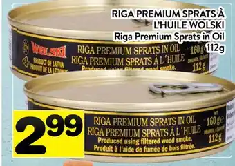 Supermarché PA RIGA PREMIUM SPRATS À L'HUILE WOLSKI | Riga Premium Sprats in Oil offer