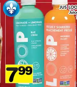 Supermarché PA JUS LOOP Juices offer