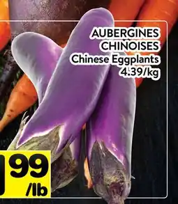 Supermarché PA AUBERGINES CHINOISES | Chinese Eggplants offer