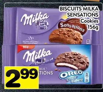 Supermarché PA BISCUITS MILKA SENSATIONS | COOKIES offer