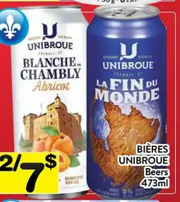 Supermarché PA BIÈRES UNIBROUE | Beers offer